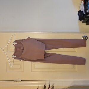 Born Primitive Mauve Tank and Leggings Set Medium Top And Bottom